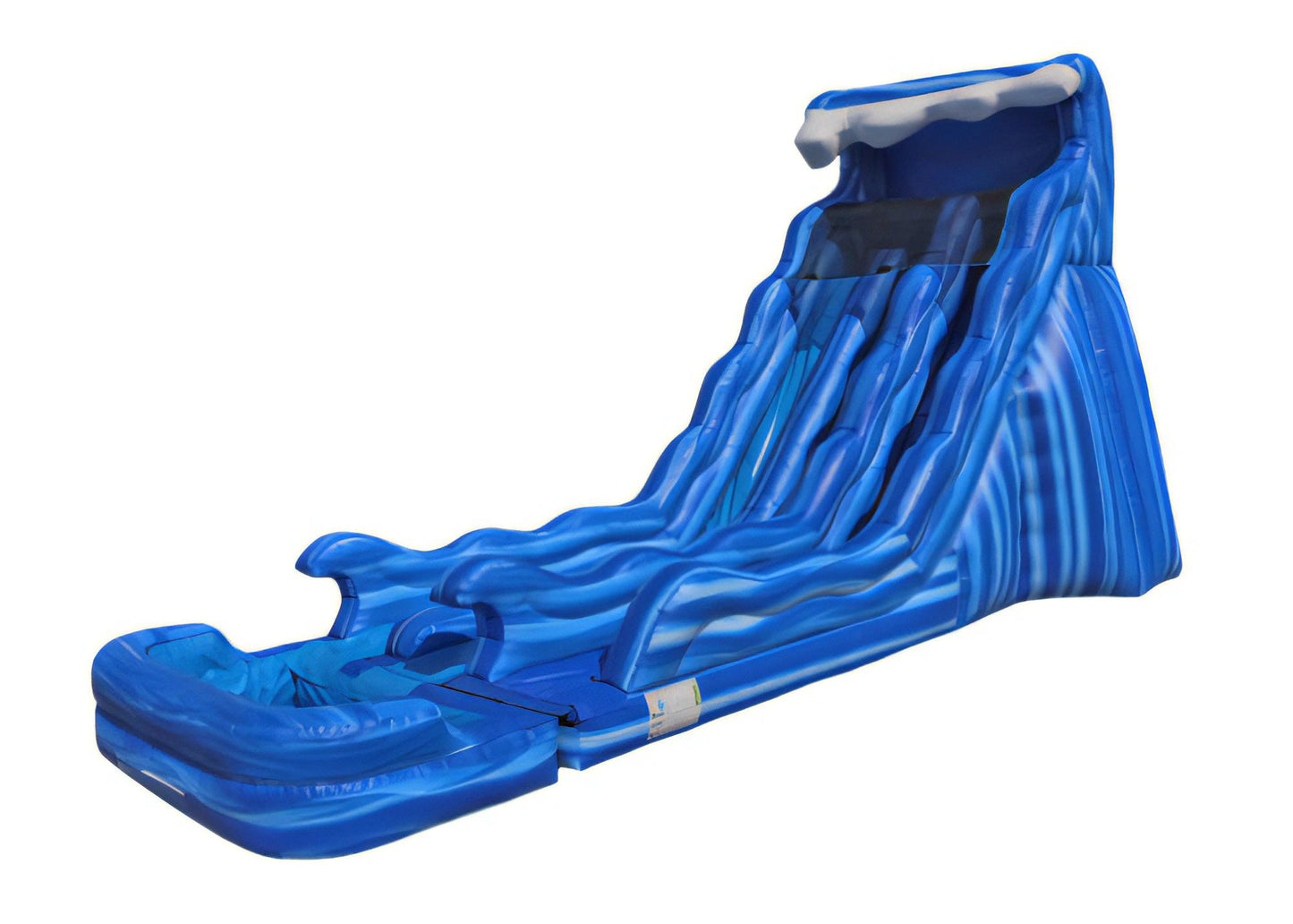 20ft Dual Wave Water Slide